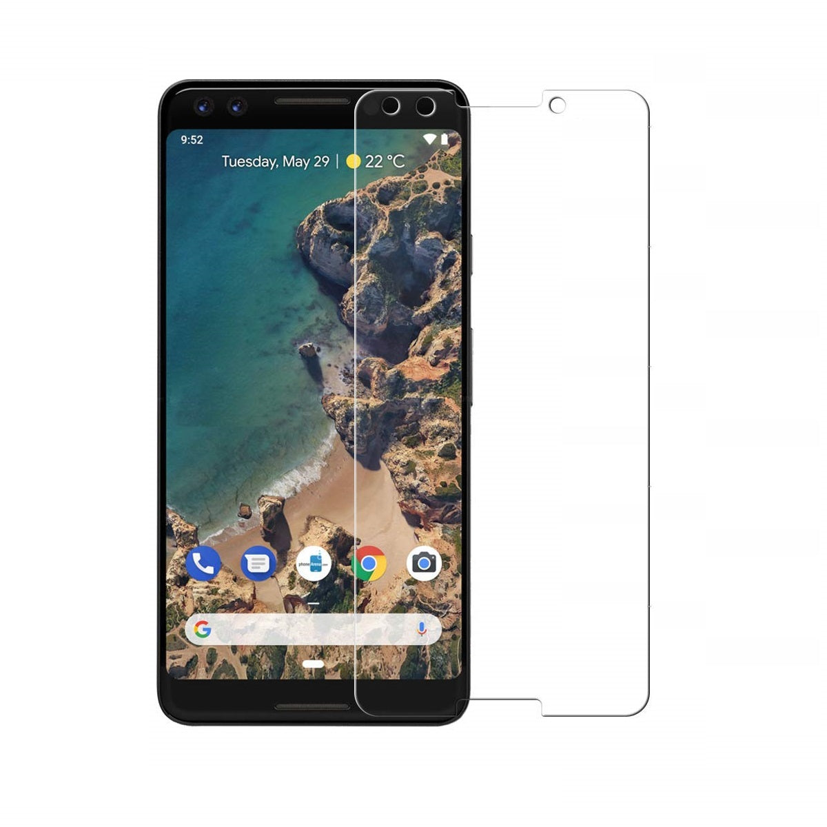 (2 Pack) Tempered Glass Screen Protector for Google Pixel 3 (2 Pack) Tempered Glass Screen Protector for Google Pixel 3